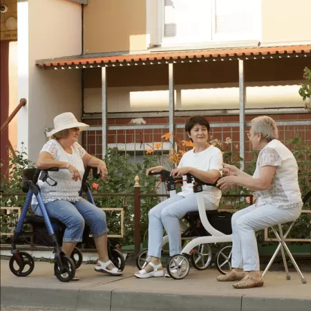 Ходунки-роллаторы ORTONICA XR201 с повышенной грузоподъемностью до 220 кг