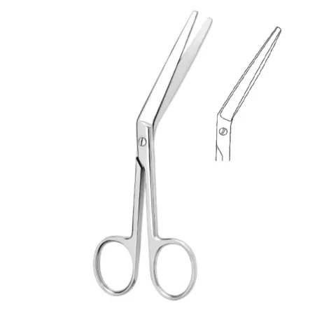 Ножницы для резекции носовых раковин горизонтально-изогнутые 160 мм Hilbro 10.0408.16