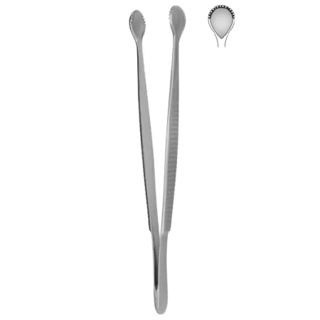 Пинцет зубчатолапчатый 200х18 мм Hilbro 12.0285.20