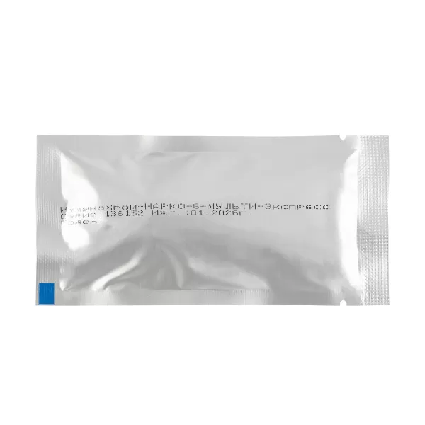 Тест на 6 видов наркотиков (морф, марих, амф, метамф, кок, бензодиаз)