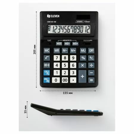 Калькулятор настольный Eleven Business Line CDB1201-BK