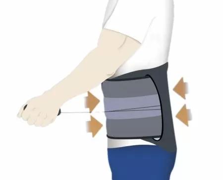 Корсет пояснично-крестцовый Orliman SD100, высота 27 см, пластина из термопластика