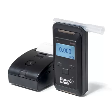 Алкотестер профессиональный Динго E-200 с принтером