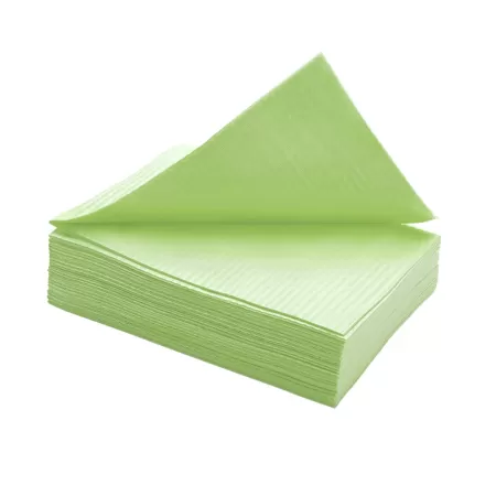 Салфетка одноразовая нестерильная в сложении 45x33 см (зеленая, 500 штук в упаковке)