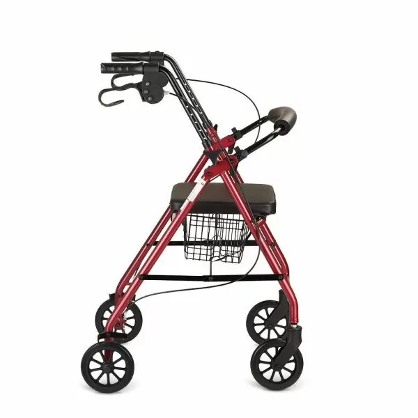 Ходунки-роллаторы Армед KR966LH с сиденьем, корзиной и повышенной грузоподъемностью до 120 кг