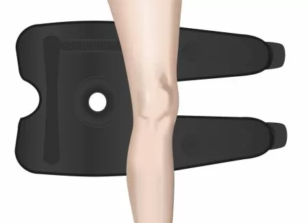 Ортез коленного сустава Orliman 7119 с пружинными ребрами жесткости, размер универсальный, черный