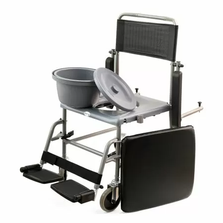 Кресло-каталка Barry W2 с санитарным оснащением, ширина сиденья 44 см