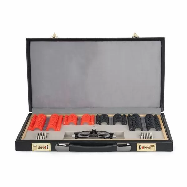 Набор на 158 пробных очковых линз Армед в пластиковой обойме с оправой без поверки 