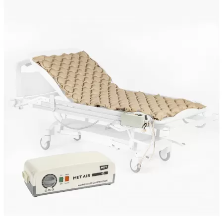 Матрас противопролежневый ячеистый MET AIR B-400 с алюминиевым компрессором, вентиляцией и функцией статик