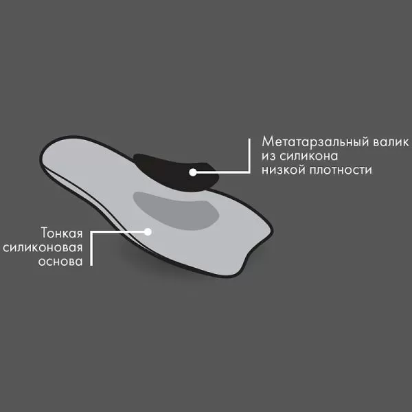 Полустельки ортопедические силиконовые Comforma С 2205 