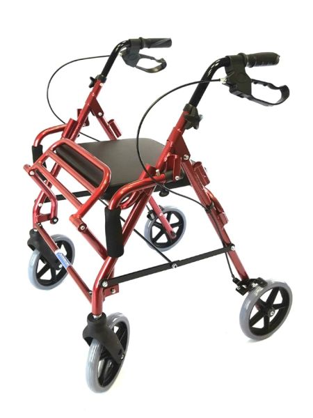 Ходунки-каталка "Titan Deutschland Gmbh" на четырех колесах с подножкой LY-582, серия "Optimal-Kappa