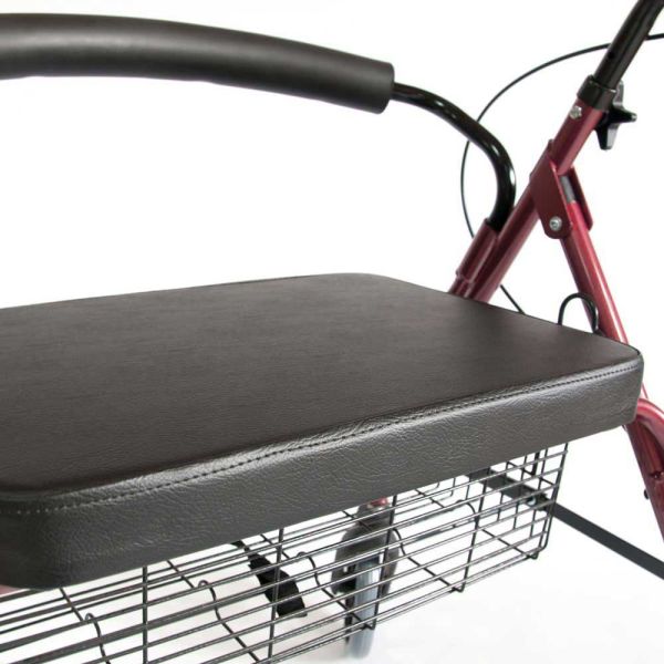 Ходунки-роллаторы PMR882W с сиденьем, складные, грузоподъемность до 220 кг