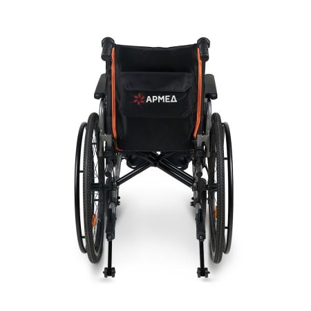 Кресло-коляска для инвалидов Армед 4000-1 с регулировкой высоты сиденья и подлокотников, быстросъемными колесами и антиопрокидывателями