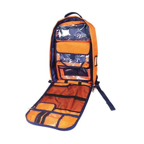 Набор первой помощи НПП МЕДПЛАНТ расширенный исполнение 2 в рюкзаке Волонтер-4, цвет оранжевый, артикул 1523