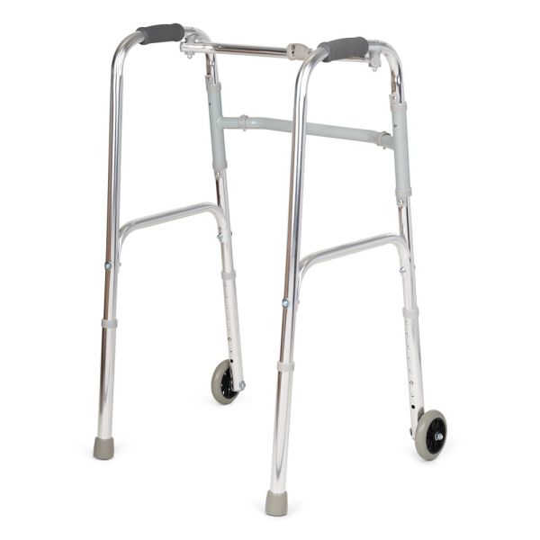 Ходунки одноуровневые двухколесные Армед KR912L шагающие с повышенной грузоподъемностью до 120 кг