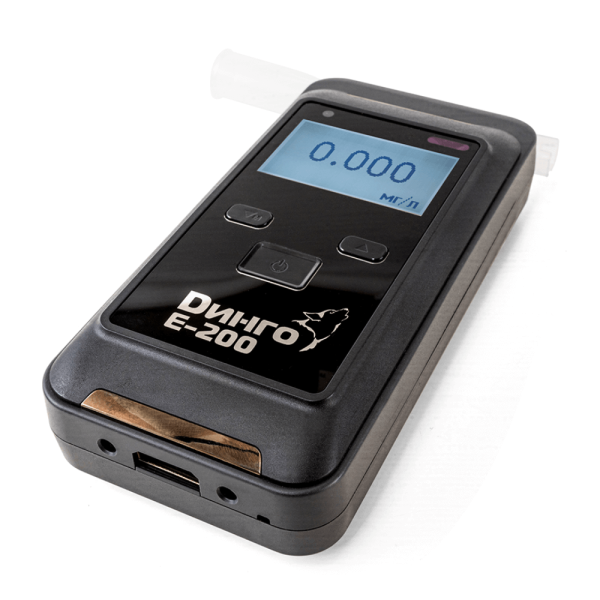 Алкотестер профессиональный Динго E-200 (B) SD с Bluetooth и слотом для SD карты